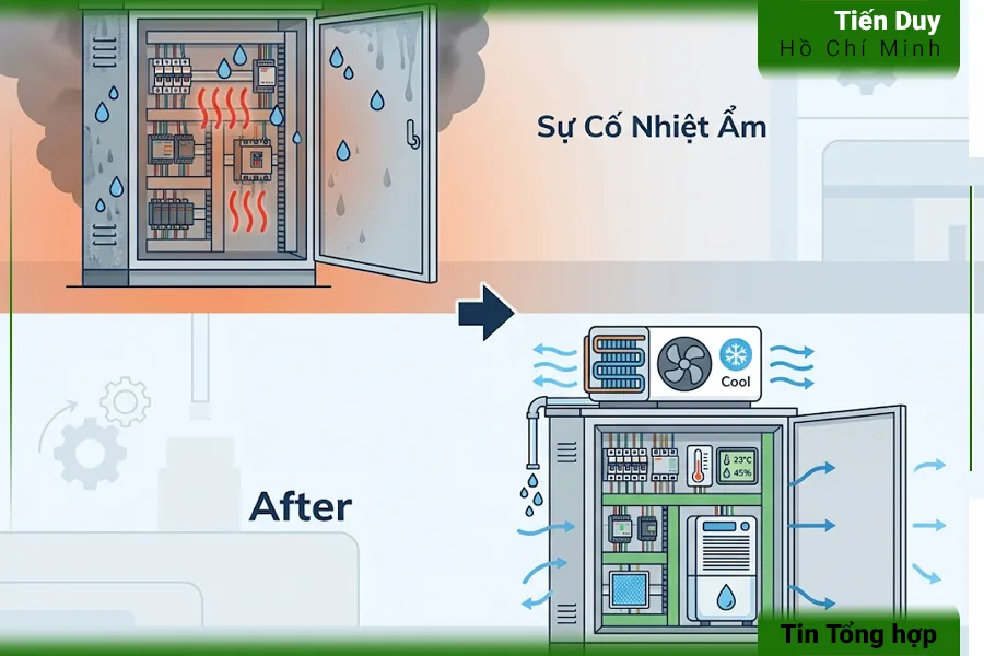Tầm quan trọng của việc chống ẩm và kiểm soát nhiệt độ đối với tủ điện 5 Tầm quan trọng của việc chống ẩm và kiểm soát nhiệt độ đối với tủ điện (hình 5)