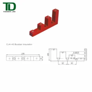CJ4-40 Sứ đỡ thanh cái CHAER BMC dùng trong tủ điện | Tiến Duy Miền Nam