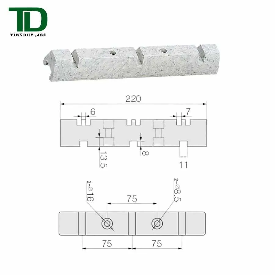 EL-220 Sứ đỡ thanh cái BMC dùng trong tủ điện | Tiến Duy Miền Nam