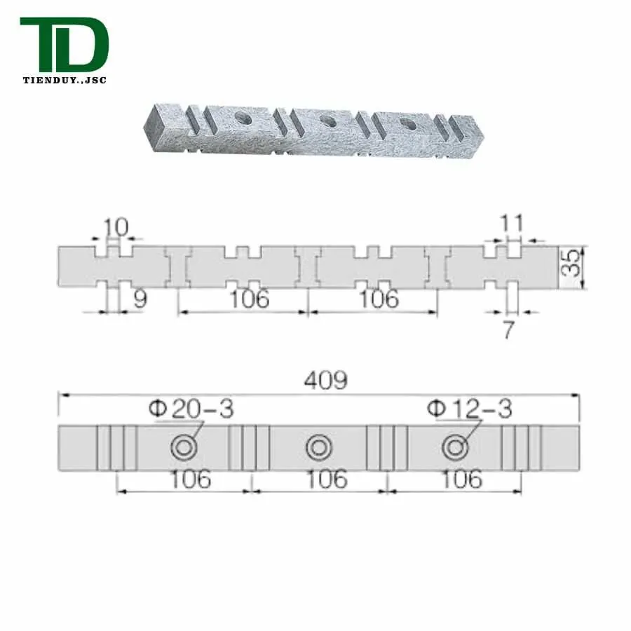 EL-409 Sứ đỡ thanh cái BMC dùng trong tủ điện | Tiến Duy Miền Nam