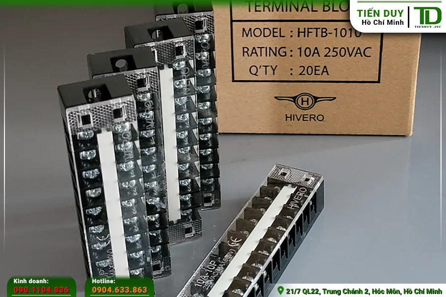 Giới thiệu về dòng Terminal block Hivero 10A (hình 5)