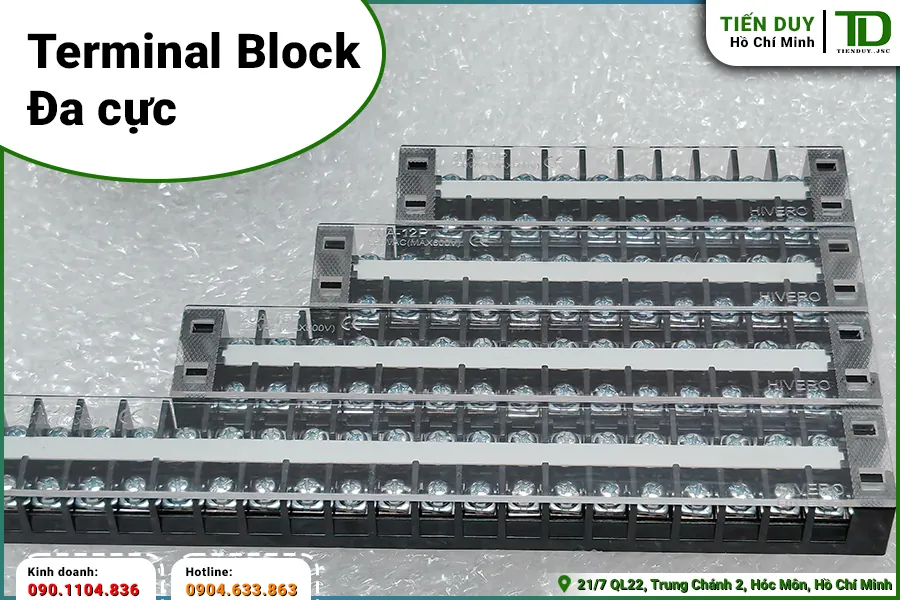 Ứng dụng của Terminal Block đa cực: 6P, 10P, 12P, 15P, 20P (hình 1)