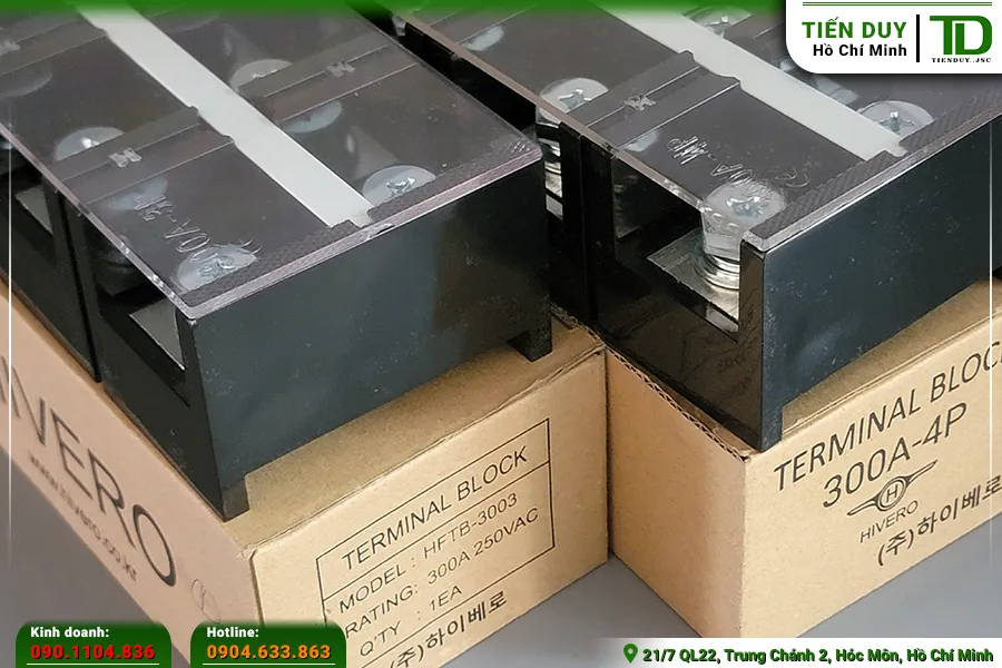 Terminal Block Hivero 300A cho hệ thống dòng điện lớn 2 Terminal Block Hivero 300A cho hệ thống dòng điện lớn (hình 2)
