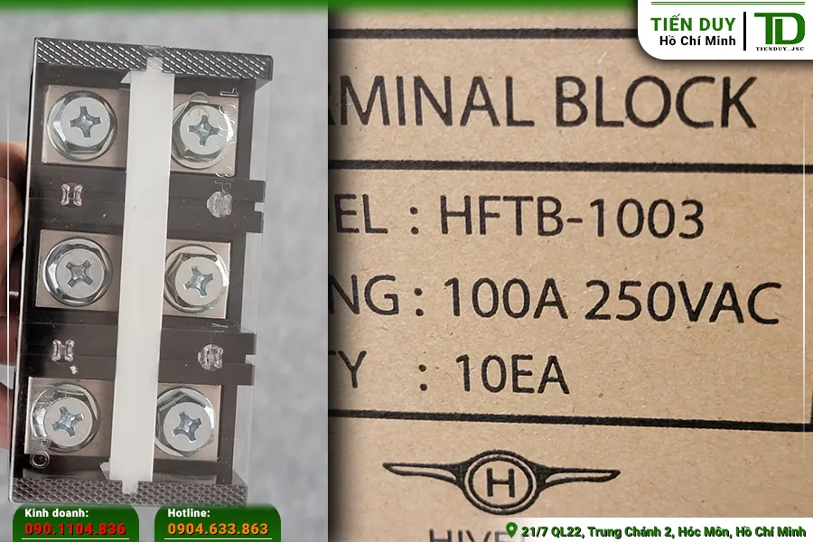 Terminal Block Hivero 100A (hình 1)