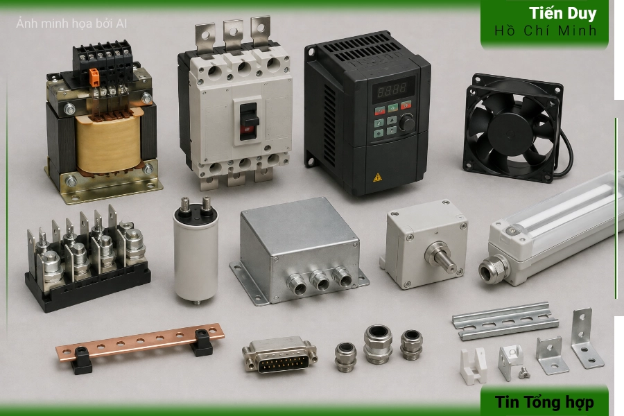 Các trường hợp không nên dùng thanh din rail trong hệ thống điện 4 Trường hợp không nên dùng thanh din rail: thiết bị phi tiêu chuẩn không có ngàm cài