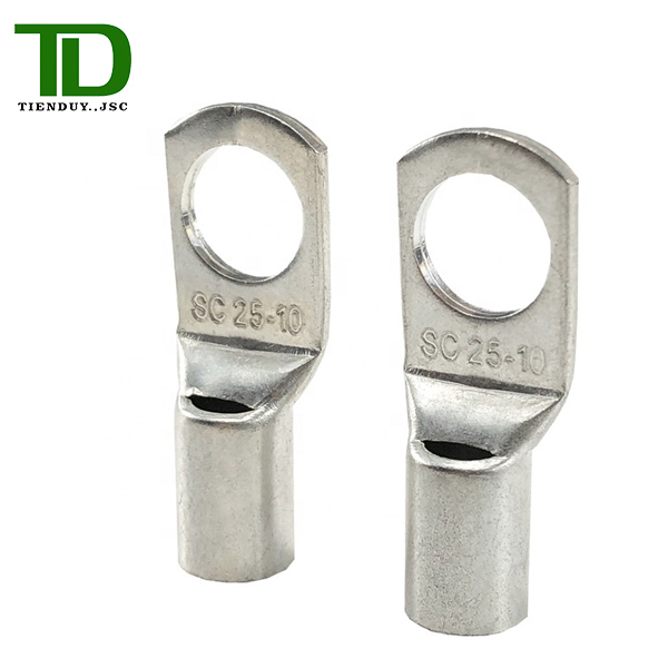 SC25-10 Đầu cốt đồng 25mm² lỗ 10mm CHAER | Tiến Duy Miền Nam