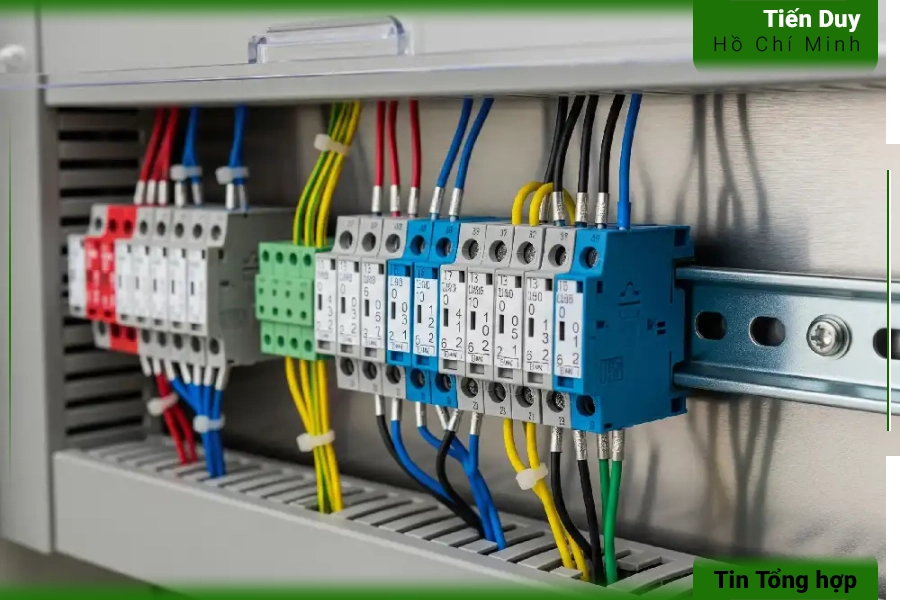 Ứng dụng thanh Din rail theo từng nhóm kích thước 3 Ứng dụng thanh Din rail nhóm kích thước chữ C (TS32)