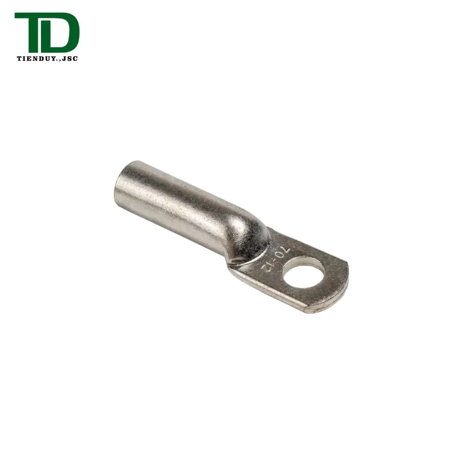 DTG70-12 Cos đồng dài mạ thiếc CHAER cáp 70mm² lỗ 12mm